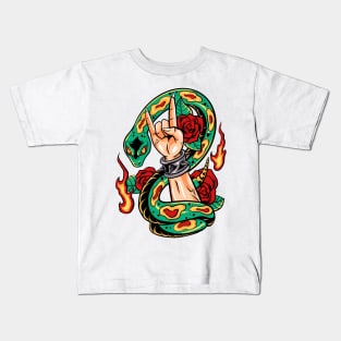 snake head Kids T-Shirt